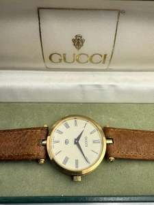 Gucci Shelly Line Vintage Men’s Watch Quartz - Picture 1 of 12