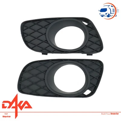 Front Fog Lamp Cover Trim Frame Left Right Side For 2007-2014 Smart Fortwo - Imagem 1 de 4