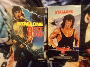 Rambo First Blood VHS Tape 1982 Sylvester Stallone AVID Video Action Army War - Bild 1 von 4