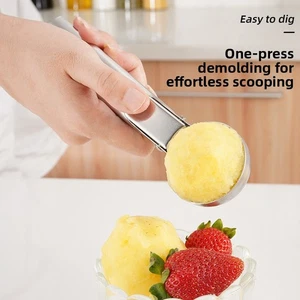 304 stainless steel ice cream scoop, ice cream spoon, ice ball digger - Picture 1 of 23