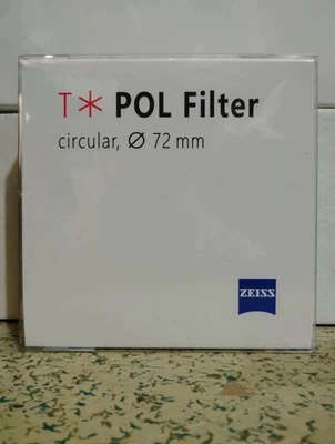 Carl Zeiss T* POL Circular Polarizer Lens Cpl Filter Variable Nd Film UV 72 mm - Image 1 of 4