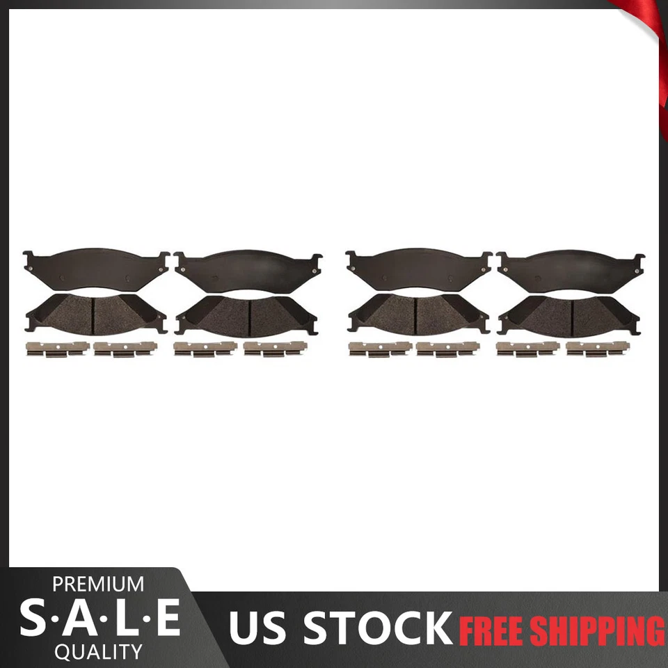 Металлические передние и задние тормозные колодки для 2002 Ford E-550 Econoline Super Duty - Изображение 1 из 3