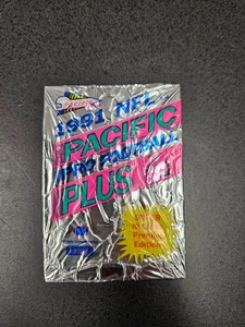 1991 Pacific Pro Football Plus (82) Unopened Packs - Picture 1 of 2