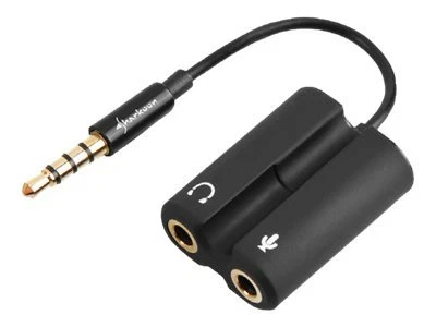 Sharkoon Pmp35 - Ps4 TRRS Audio Combo Adapter