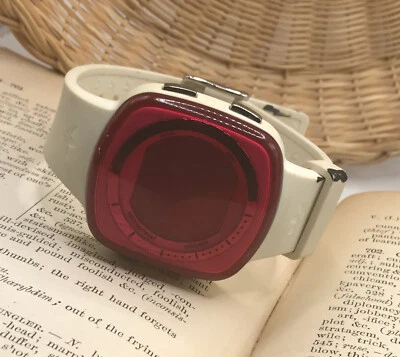 Adidas Tokyo Chronograph White Silicone PINK Digital Sports Watch ADH6023 - Image 1 of 4