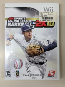 Major League Baseball 2K10 Evan Longoria Nintendo Wii Game with Manual & Case - Picture 1 of 4