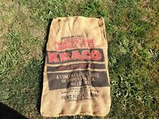 Kraco Animal Feed Burlap Sack 