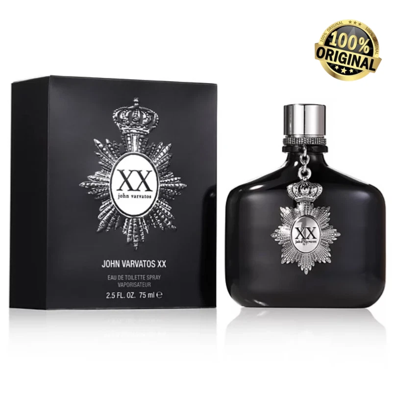 John Varvatos XX Eau De Toilette Spray Cologne for Men 2.5 Oz.