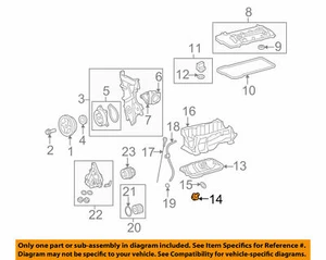( 1 )GENUINE TOYOTA 90341-12012 ENGINE OIL PAN DRAIN PLUG (M12x1.25 Pilot Point) - Bild 1 von 7
