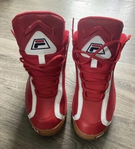 Used- Grant Hill Row 2 #1BM01088 946 Red & Gum Bottom-Size 10 1/2 US - Picture 1 of 12