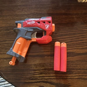 Nerf Mega Bigshock Pistol Hand Gun Spring Loaded USED Tested Working - Picture 1 of 2
