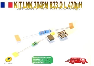1xL1373,Kit LNK304PN, Self 470uH - 280mA, Resistance 33 ohms 3W, Support DIP8 - Bild 1 von 10