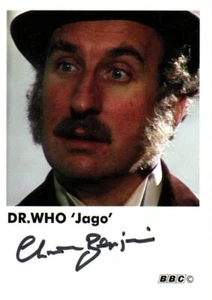 Doctor Who Autograph: CHRISTOPHER BENJAMIN Genuine Signed Retro Style Cast Card - Picture 1 of 1