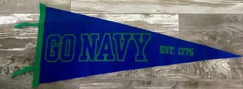 Navy Midshipmen Go Navy NCAA Pennant Cover