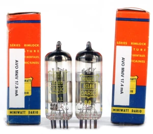 MATCHED PAIR ECL80/6AB8 DARIO NOS GERMANY Tube Röhre Lampe 真空管 电子管 Valve Valvula - Picture 1 of 1
