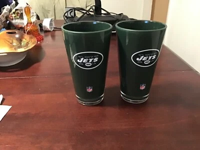 New York Jets Acrylic Tumblers 2 - 20 Ounce - Image 1 of 3