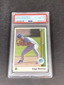 Edgar Martinez 1989 Upper Deck #768 PSA 8 NM-MT Low Population 36 - Picture 1 of 2