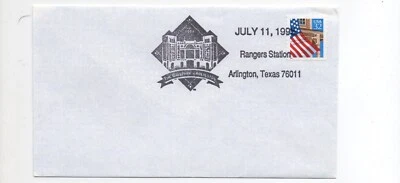 United States cover Arlington Texas Ballpark cancel 7-11-95 Rangers Stadium - Image 1 of 2