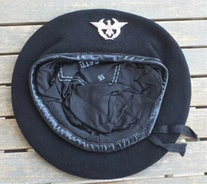 Basco nero vintage Generale E.I.  mai usato originale raro tg. 55 - Foto 1 di 4