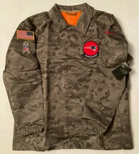 NEW NIKE 2019 NEW ENGLAND PATRIOTS SALUTE TO SERVICE LS CAMO SHIRT MENS SIZE XL - Picture 1 of 12