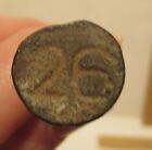 26 DATED NAIL - RAILROAD / TELEPHONE POLE / Date on Head of Nail - indented - #A