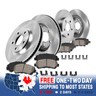 Detroit Axle 13.58" Rear Drilled & Slotted Brake Rotors – For Ford Explorer, Taurus, Flex & Lincoln