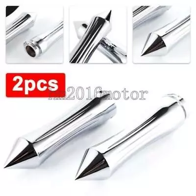 1" Motorcycle Chrome Hand Grips For Honda VTX 1300 1800 TYPE C R S N F T RETRO - Image 1 of 4