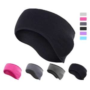 Cold Weather Fleece Ear Warmers for Men Women Winter Headband Ear Muffs Covers - Picture 1 of 16