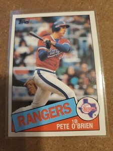 1985 Topps Baseball #196 Pete O'Brien