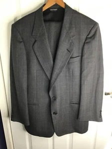 Vtg. Pierre Cardin Couture Men's Wool Suit Sports Coat/Blazer Pants 40R 32 X 29 - Picture 1 of 9