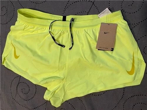 NIKE RUNNING COMPARE WITH AEROSWIFT DRI FIT ADV BLACK SHORTS SIZE XL MEN