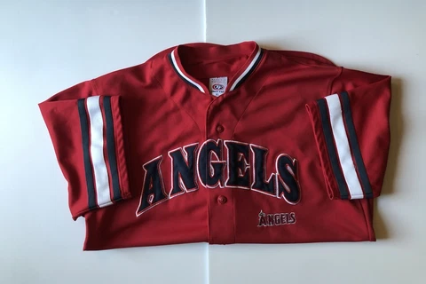 Anaheim ANGELS Jersey Original On Field Jersey VLADIMIR GUERRERO RED XL Cover