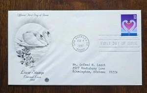US FDC # 3123 LOVE Stamp 1997. - Picture 1 of 6