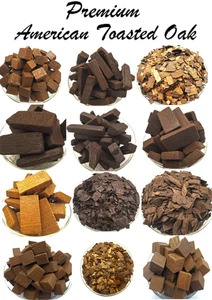 The Best Premium Toasted American Oak Chips & Staves, Home Brew, Spirit, Wine - Picture 1 of 44