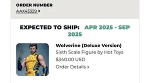 Hot Toys Wolverine Deluxe Version (Pre Order) - Picture 1 of 1