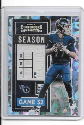 Ryan Tannehill 2020 Panini Contenders Tennessee Titans Ice 18/22 #9 Titans NFL - Image 1 of 2