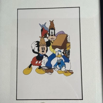 Impresión de animación Disney reproducción de obras de arte originales de la película Mickey “Lonesome Ghosts” Foto 1 de 3