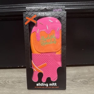 Absolutely Ridiculous Rainbow Sherbet Ice Cream Sliding Mitt Youth Size - Picture 1 of 1