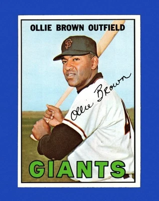 1967 Topps Set-Break # 83 Ollie Brown NR-MINT *GMCARDS* - Image 1 of 2