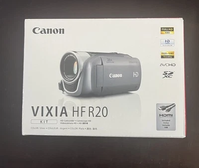 Canon HF R20 Camcorder - New Open Box - See Photos - Image 1 of 4