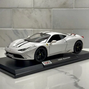 1/18 Ferrari 458 Speciale Pearl White Maisto | New - Picture 1 of 8