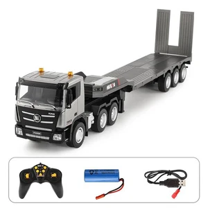 Huina 1318 1:18 RC Tractor Truck 9CH Cars with Flatbed Trailer - Bild 1 von 7