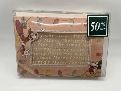 Goofy & Mickey Mouse FELIZ NAVIDAD Portafotos Tarjeta por Disney + Sobre Foto 1 de 4