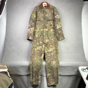 Liberty Coveralls Mens Medium Tall Realtree Camo Insulated Workwear Hunting USA - Picture 1 of 21