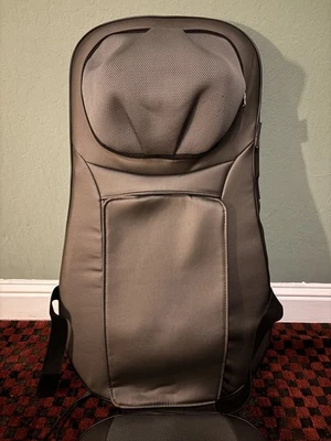 Snailax Gel Shiatsu Masajeador de Espalda con Calor, Cojín de Masaje para Cuello Almohadilla para Silla 233G Foto 1 de 4