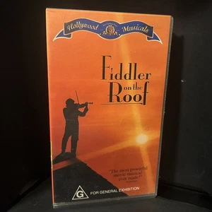 Fiddler on the Roof VHS 1971 Hollywood Musical Sml Case Tested VGC - Picture 1 of 6