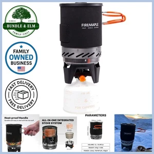 Sistema de estufa de camping equipo de cocina portátil de aluminio para senderismo trekking pesca - Imagen 1 de 12