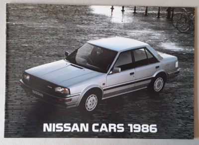Nissan Range Brochure 1986  300C 300ZX Silvia Laurel Bluebird Sunny Cherry Micra - Image 1 of 4