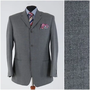 Mens Vintage Blazer 44R UK Size SPRINGFIELD Grey Sport Coat Jacket - Picture 1 of 13