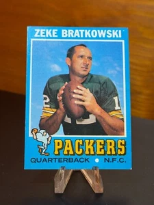 1971 Topps - #111 Zeke Bratkowski - Green Bay Packers Football Card - Picture 1 of 2